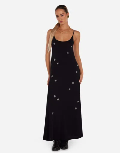 Lauren Moshi Berna Pearl Hot Fix Elements In Black