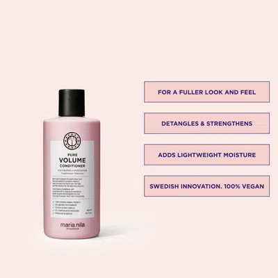 Maria Nila Pure Volume Conditioner