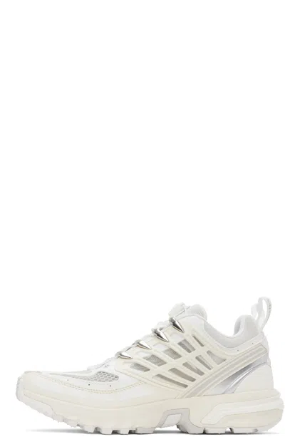 Salomon Breathable Mesh Sneakers With Durable Rubber Sole In White / Vanilla Ice