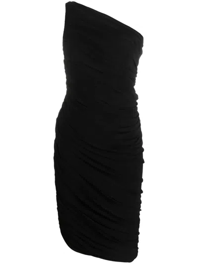 Norma Kamali Diana Gown Black In Black