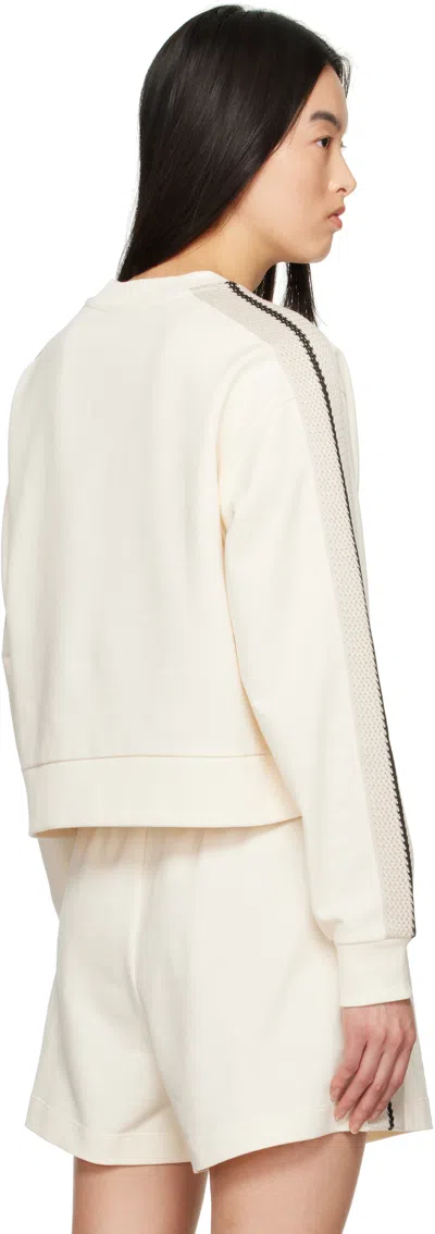 Moncler Women Logo Motif Sweatshirt In Neutral