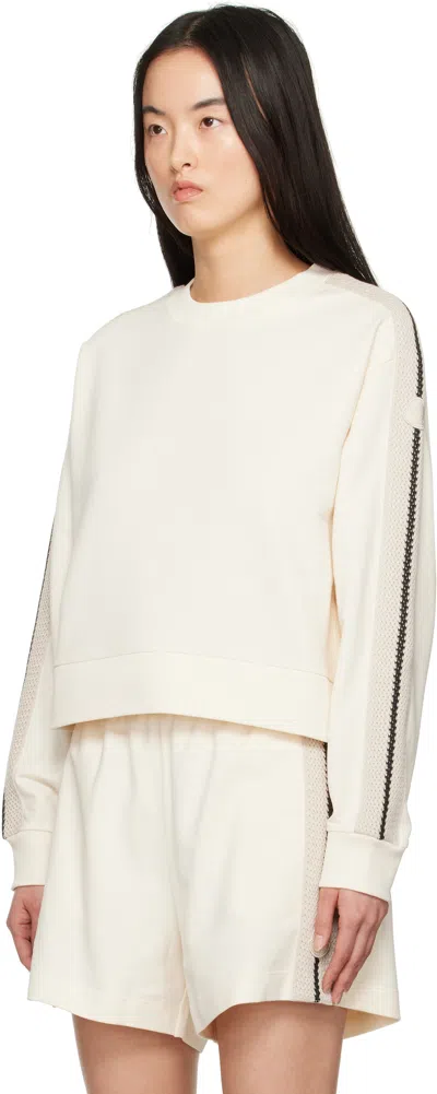 Moncler Women Logo Motif Sweatshirt In Neutral