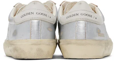 Golden Goose Soulstar Metallic Low Top Sneakers With Logo Patch On The Tongue And Logo Lettering On Side And Heel In Metallic
