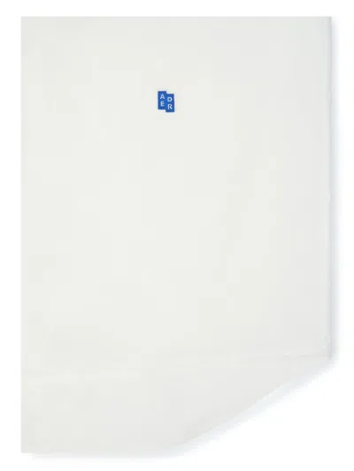 Ader Error Trs Tag Half Sleeve Shirts In White