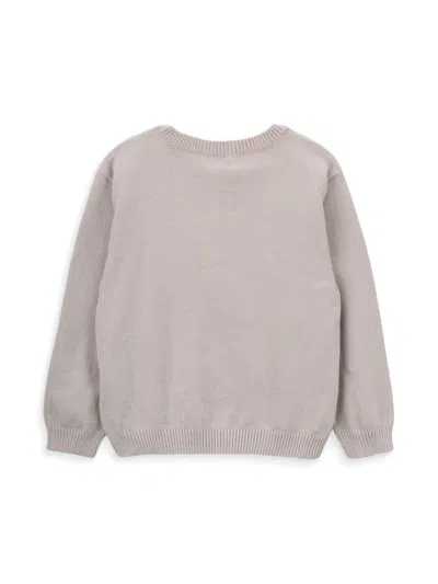 Knot Crocodile Sweater In Grey