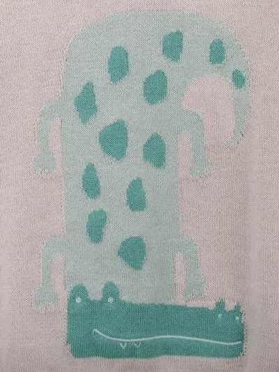 Knot Crocodile Sweater In Grey