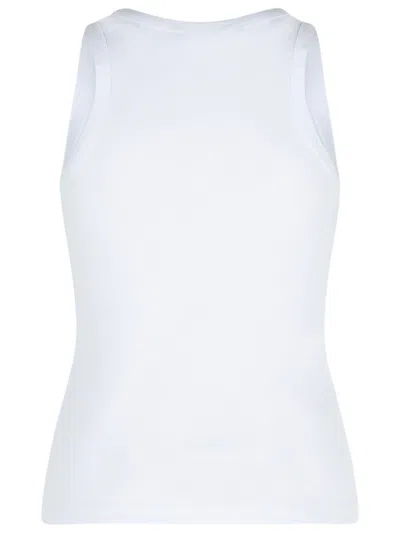 802 White Cotton Tank Top