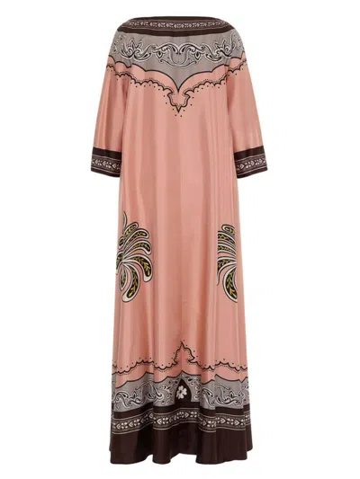 La Doublej Muumuu Dress By La Double J In Multi