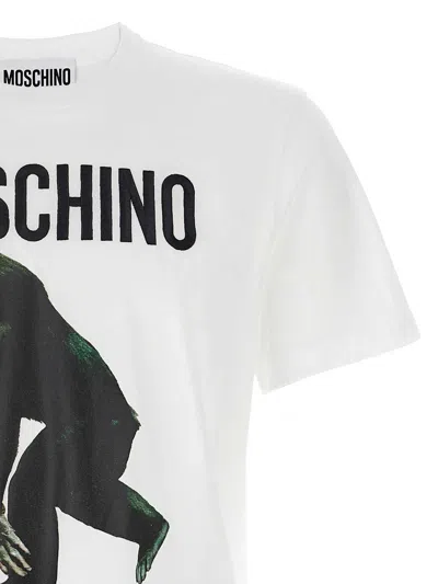 Moschino Logo-print T-shirt In Yellow