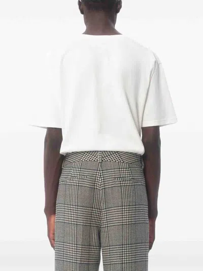 Valentino T-shirt Logo In Cream