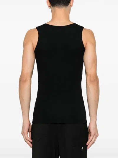 Alexander Mcqueen Alexander Mc Queen Skull Cotton Top In Black