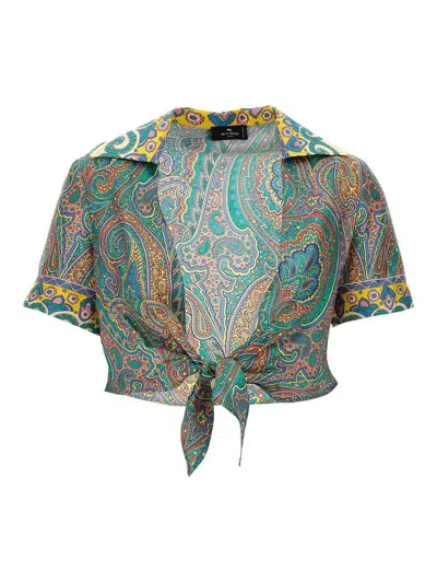 Etro Paisley-print Beach Cover Up In Multi