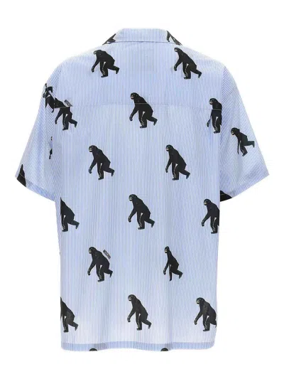 Moschino Graphic-print Shirt In Blue