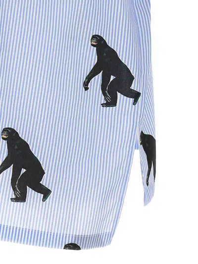 Moschino Graphic-print Shirt In Blue