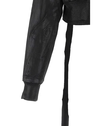 Drkshdw Flight Bomber Jacket In Black