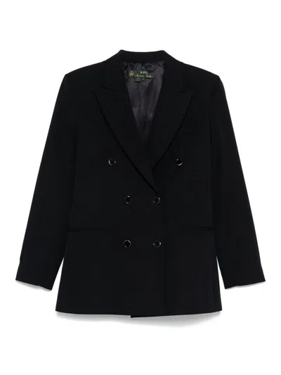 Apc A.p.c. Jackets In Blue