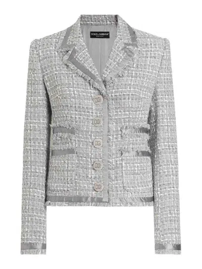 Dolce & Gabbana Women Jacket In Gray