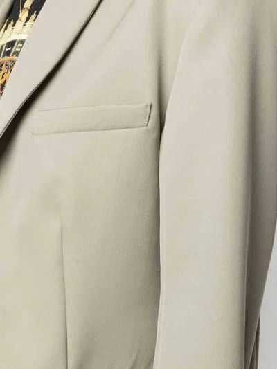 Anine Bing Quinn Oversized Wool Blazer In Green