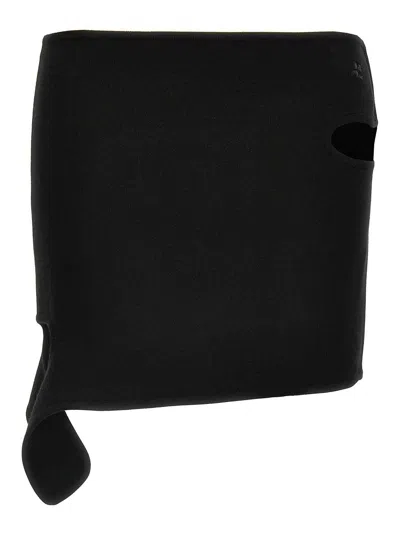 Courrèges Skirts Blacks And Greys In Black