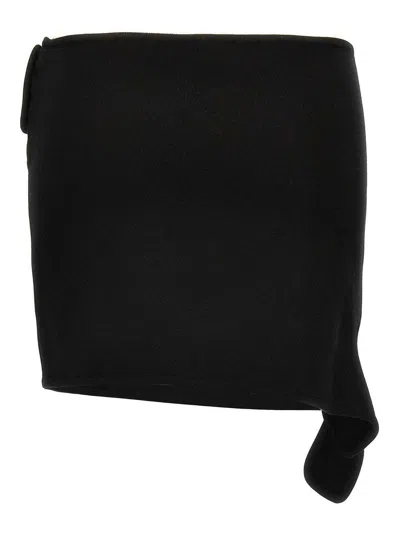 Courrèges Skirts Blacks And Greys In Black