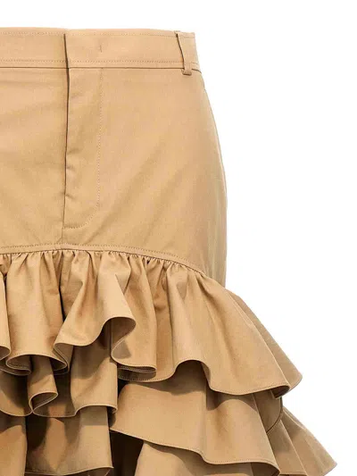 Moschino Maxi Skirt In Beige