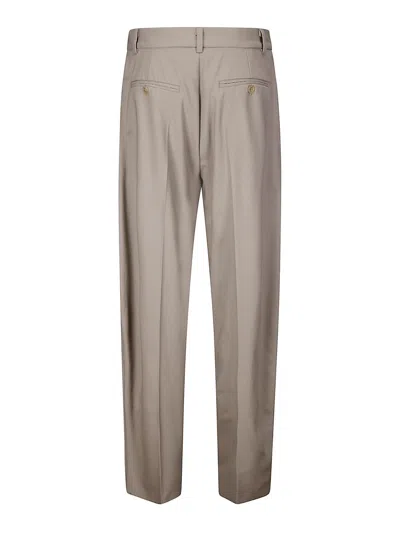 Act N°1 6 Pockets Wool Pants In Grey