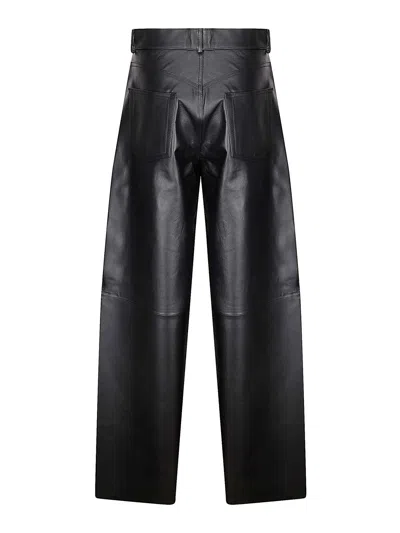 Haikure "bethany" Leather Pants In Black