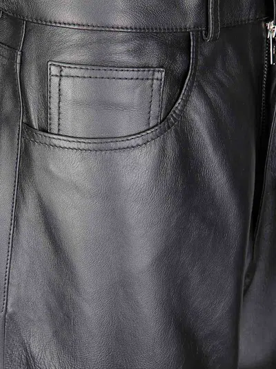 Haikure "bethany" Leather Pants In Black