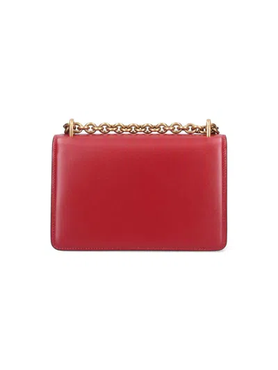 Valentino Garavani Garavani Vain Small Shoulder Bag In Shiny Calfskin Woman Rosso Valentino Uni