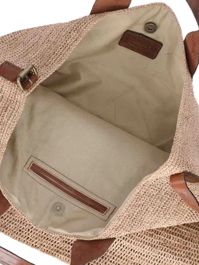 Ibeliv Onja Medium Double Handle Bag In Beige