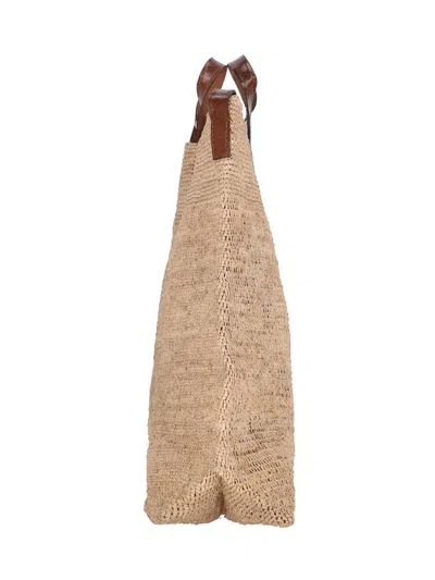 Ibeliv Onja Medium Double Handle Bag In Beige