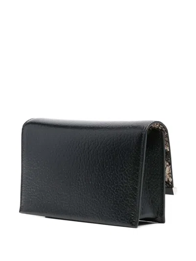 Alexander Mcqueen Mini Cross-bar Cross Body Bag In Black
