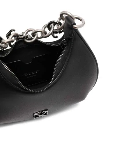 Off-white Hemisphere Shoulder Bag In Black