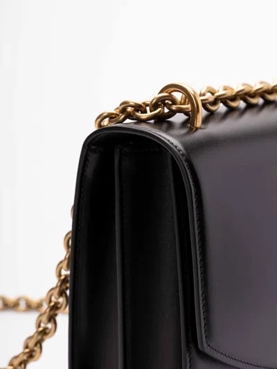 Valentino Vain Leather Shoulder Bag In Black