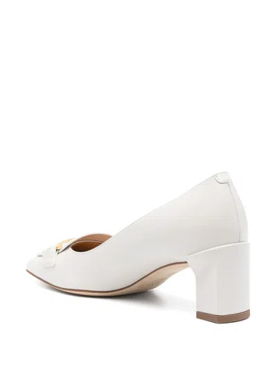 Tod's Pumps In Leather In White