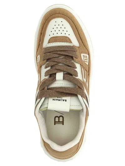 Balmain B-court Skate Sneakers In 0ez Nude Clair
