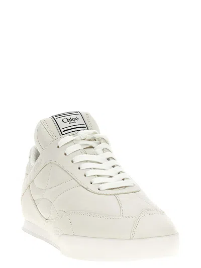 Chloé Chloe Kick Leather Sneaker In White