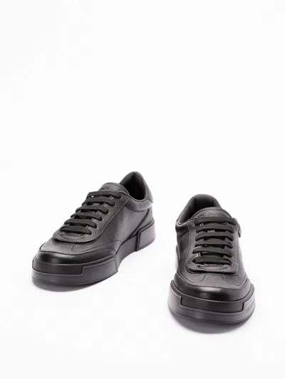 Dolce & Gabbana Portofino Yatch Low-top Sneakers In Black