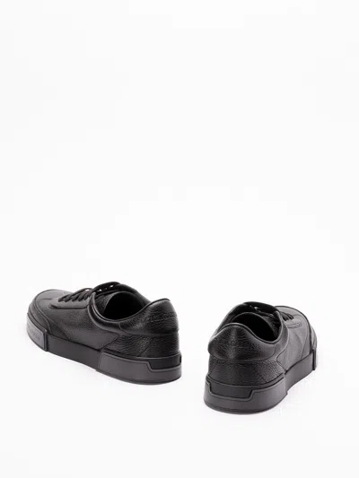 Dolce & Gabbana Portofino Yatch Low-top Sneakers In Black