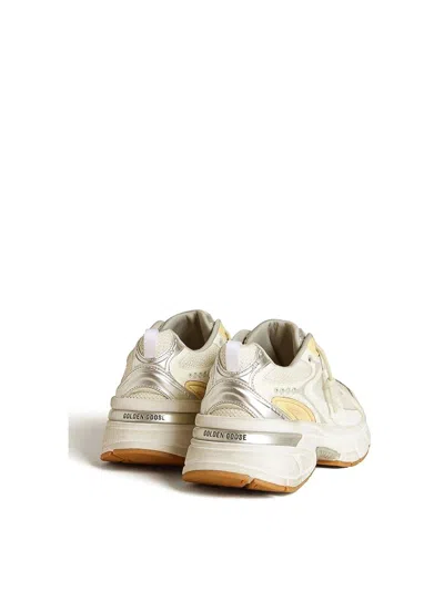 Golden Goose 40mm Lightstar Net & Suede Sneakers In White