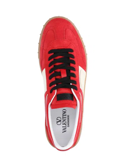 Valentino Upvillage Low Top Trainer In Red
