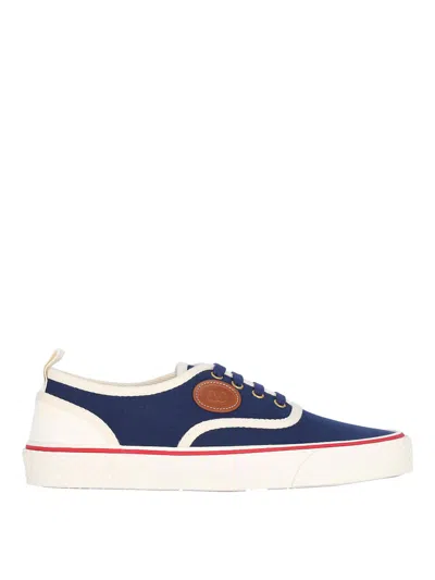Valentino Garavani Sneaker Nojoke In Blue And White Canvas