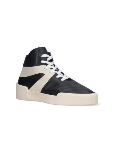 Fear Of God Contemporary Low Top Sneakers With Contrasting Panels In Black