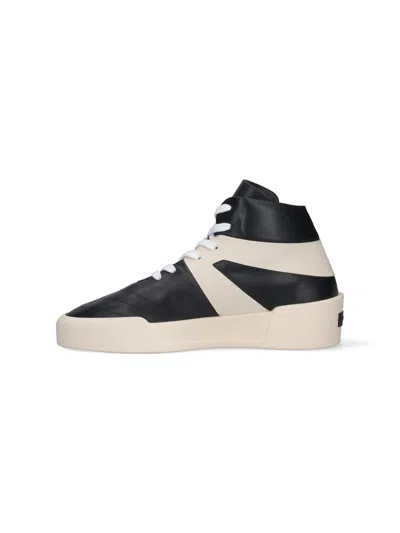 Fear Of God Contemporary Low Top Sneakers With Contrasting Panels In Black