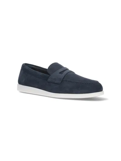 Church's Suede Loafers In Black