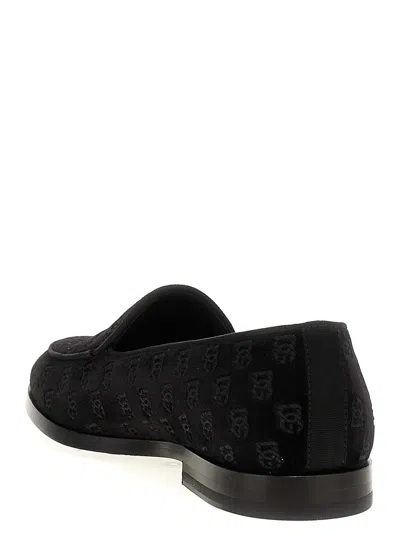 Dolce & Gabbana Suede Loafer In Black