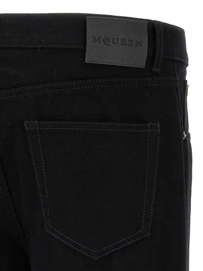 Alexander Mcqueen Mcqueen 'skull' Jeans In Black