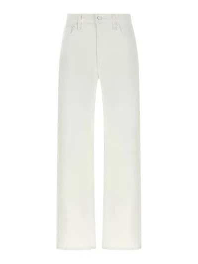 Mother Jeans The Dodger Sneak White