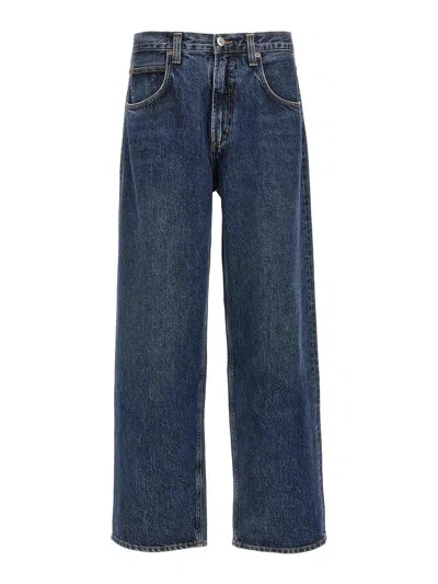 Agolde Sky Blue 90 Jeans In Blue