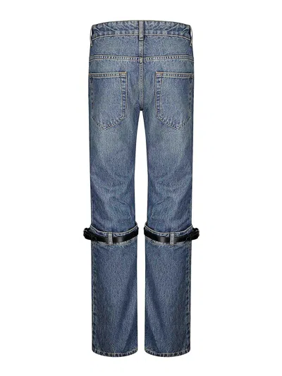 Coperni Woman Jeans Blue Size S Cotton In Blue